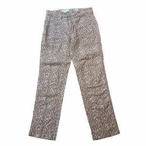 Anthropologie The Wanderer Leopard Print Cropped Pants